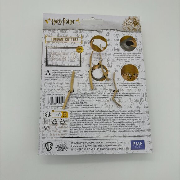 Harry Potter Fondant Cutters, Harry Potter's Glasses & Scar, Great for cupcakes - Picture 2 of 2
